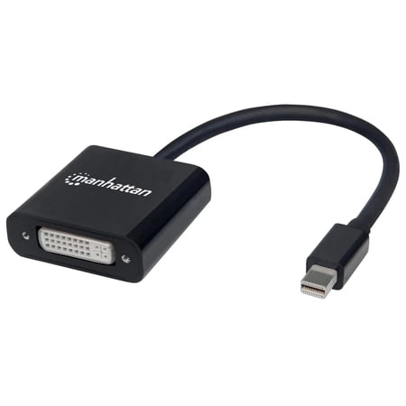 UPC: 0766623152549 | Manhattan Active Mini DisplayPort Male to DVI-I Dual-Link Female Adapter  Black