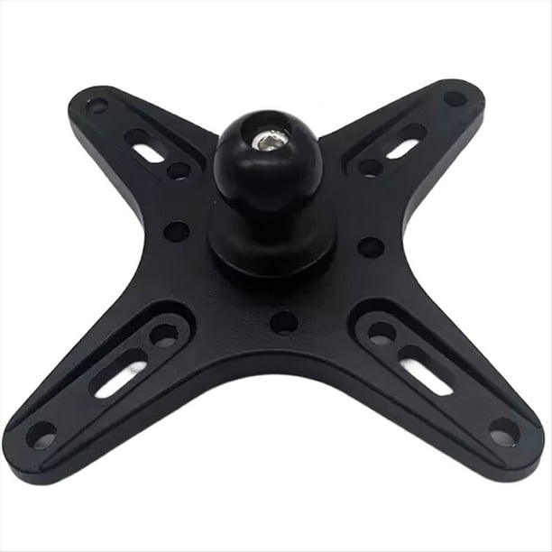 Adaptador de Montaje para Monitor Portátil con Rótula de 1 Pulgada A Brazo de Pared Universal de 100 X 100 mm y 75 X 75 mm.