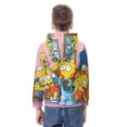 thumbnail image 2 of Simpsons Kid Hoodies Boys Girls 3D Graphic Sweatshirt Long Sleeve Pullover Hoodie Casual Hooded Sweater Coat XL, 2 of 6