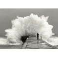 thumbnail image 2 of Lastra, Mikel 24x18 Black Ornate Wood Framed with Double Matting Museum Art Print Titled - waves photographer, 2 of 4