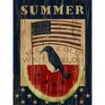 thumbnail image 2 of CANVAS Americana Summer Watermelon and Flag By Beth Albert 24x18 Graphic Art, 2 of 2