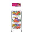 thumbnail image 1 of Azar 300703 3 Tiered Round Wire Dump Bins, White, 1 of 1