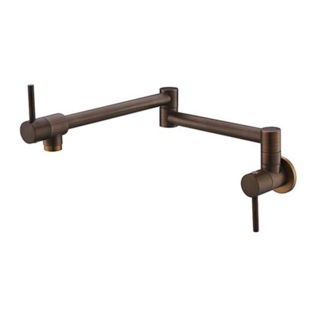 Chrome Gold Brass Pot Filler Tap Wall Mounted Foldable Kitchen Faucet Single Cold Hole Sink Rotate Folding Spout ,bar Laundry RV Farmhouse