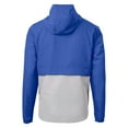thumbnail image 3 of Men's Cutter & Buck Blue Los Angeles Rams Charter Eco Recycled Anorak Half-Zip Jacket, 3 of 3