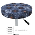 thumbnail image 4 of Honeii Sunflowers Bar Stool Covers – Perfect Fit for 12" to 14" Round Stools, Crease-Resistant, Stretchy, Washable & Dustproof Seat Slipcovers-12 inch, 4 of 7