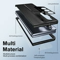 thumbnail image 3 of Compatible with Samsung Galaxy Z Fold 7 Phone Case,Built-in Screen Protector,With Lens Protector,Glossy Ultra Slim Shockproof Anti-fall Anti-Scratch Rugged Thin Fit Phone Case,Black, 3 of 8