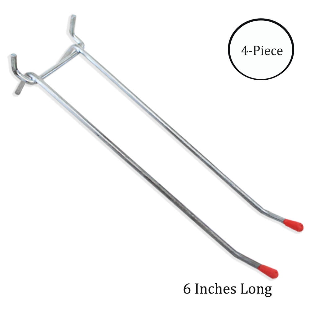 4 Piece Set of Double Prong Peg Hooks HW2006486
