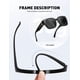 thumbnail image 5 of Gafas de sol Fit Over Glasses MEETSUN, grandes, cuadradas, polarizadas, 5 of 7