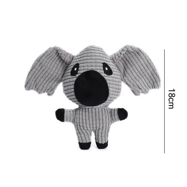 TopOne Sifflet Interne Animaux de Compagnie Jouets en Peluche Résistance aux Morsures Coloré Divers Mignon Forme d'Animal de Dessin Animé Poupées Souples Accessoires d'Entraînement Interactifs