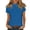 508_Blue, variant on Short Sleeve Shirts for Women 2026 Spring Summer Cute Clothes Loose Fit Fashion Clothing Crew Neck Casual Womens Shirts Pink