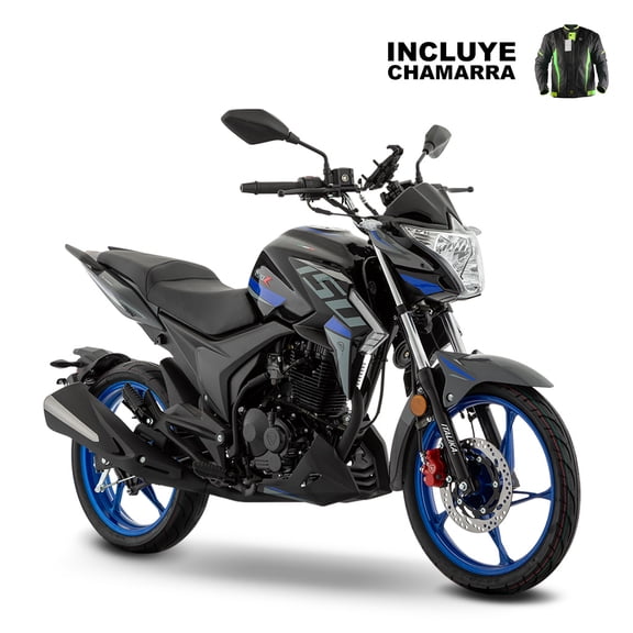 Motocicleta Italika 150Z NEGRO con GPS