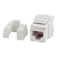 thumbnail image 2 of Eaton Tripp Lite Series Cat6a Prise Keystone RJ45 110 Styles, Blanc, TAA - insert Modulaire - Chat 6a - RJ-45 - Gris, Blanc - Conforme TAA, 2 of 7
