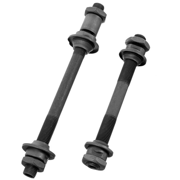 1 Set of Bike Iron Axle Professional Bike Axle Road Bike Axle Front and Rear Shaft Bike Repair Parts