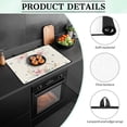thumbnail image 6 of Renewold Stove Top Cover Protector for Glass Stove, Anti-slip Cooktop Mat Scratch Resistant Oven Mat Protector Range Cover Extra Kitchen Space, Dragonfly Flower Beige, 6 of 7