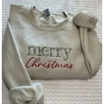 thumbnail image 5 of Floral Merry Christmas Embroidered Sweatshirt, 5 of 5