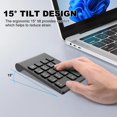 thumbnail image 2 of Teclado Numerico Inalambrico TRELC NKM-B 18 Teclas con Mouse 2.4G para Laptop y PC, 2 of 5