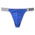 thumbnail image 2 of TANBOM Mens Sexy Bulge Enhancing Underwear Lightweight Breathable Thong Blue XXL, 2 of 8