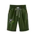 thumbnail image 1 of Babysbule Women Shorts Clearance Women's Summer Printed Casual Loose Pockets Lacing Plus Size Shorts Pants, 1 of 6