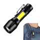 thumbnail image 4 of Mini Linterna LED Portátil en Forma de Bolígrafo | COB LED 600 Lúmenes | Aleación de Aluminio | Recargable por USB 800mAh | 5 Modos | Impermeable IPX6 | Tamaño Compacto de Bolsillo para Camping, 4 of 9