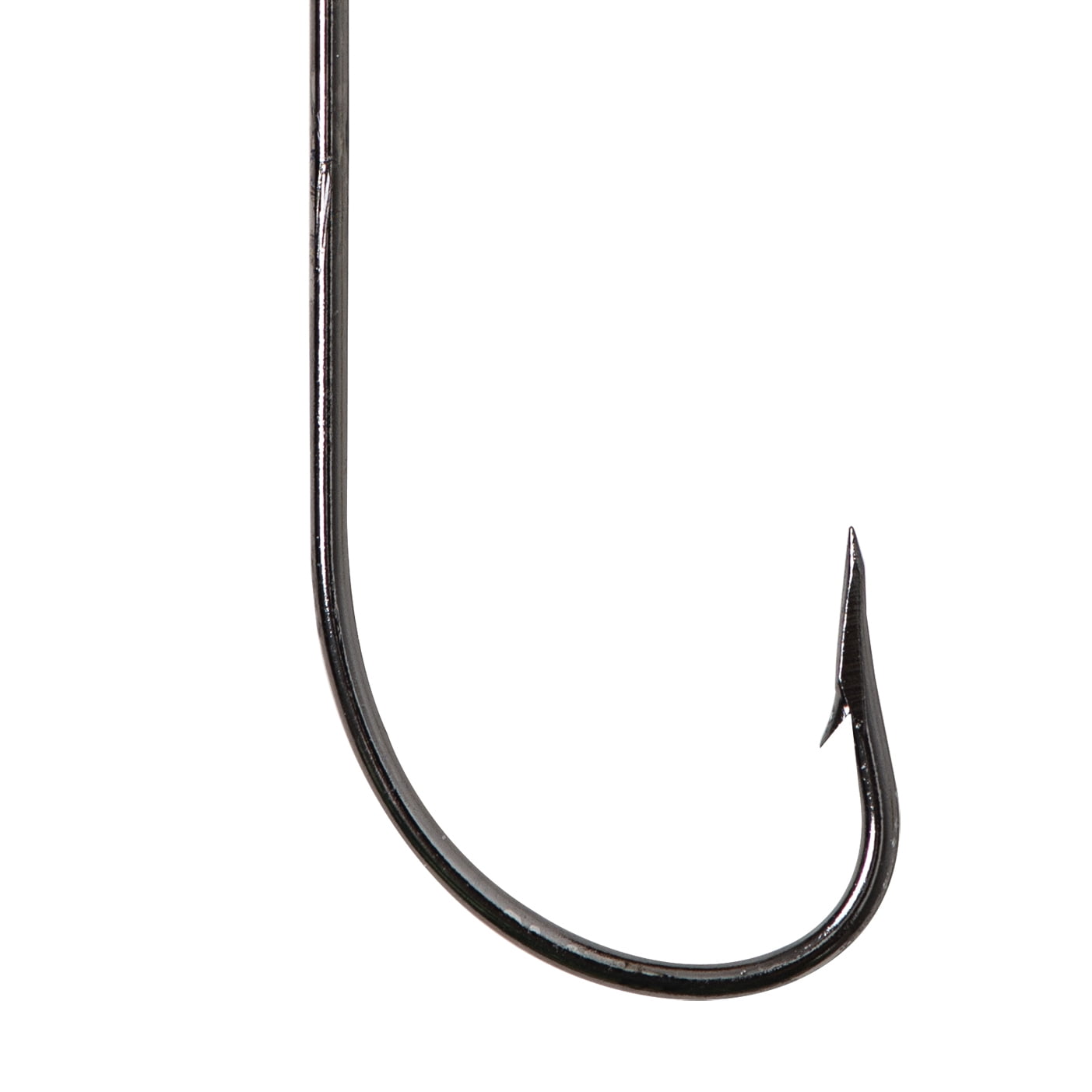 Mustad Offset Sproat Worm Hook (Black Nickel) - Size: 3/0 5pc