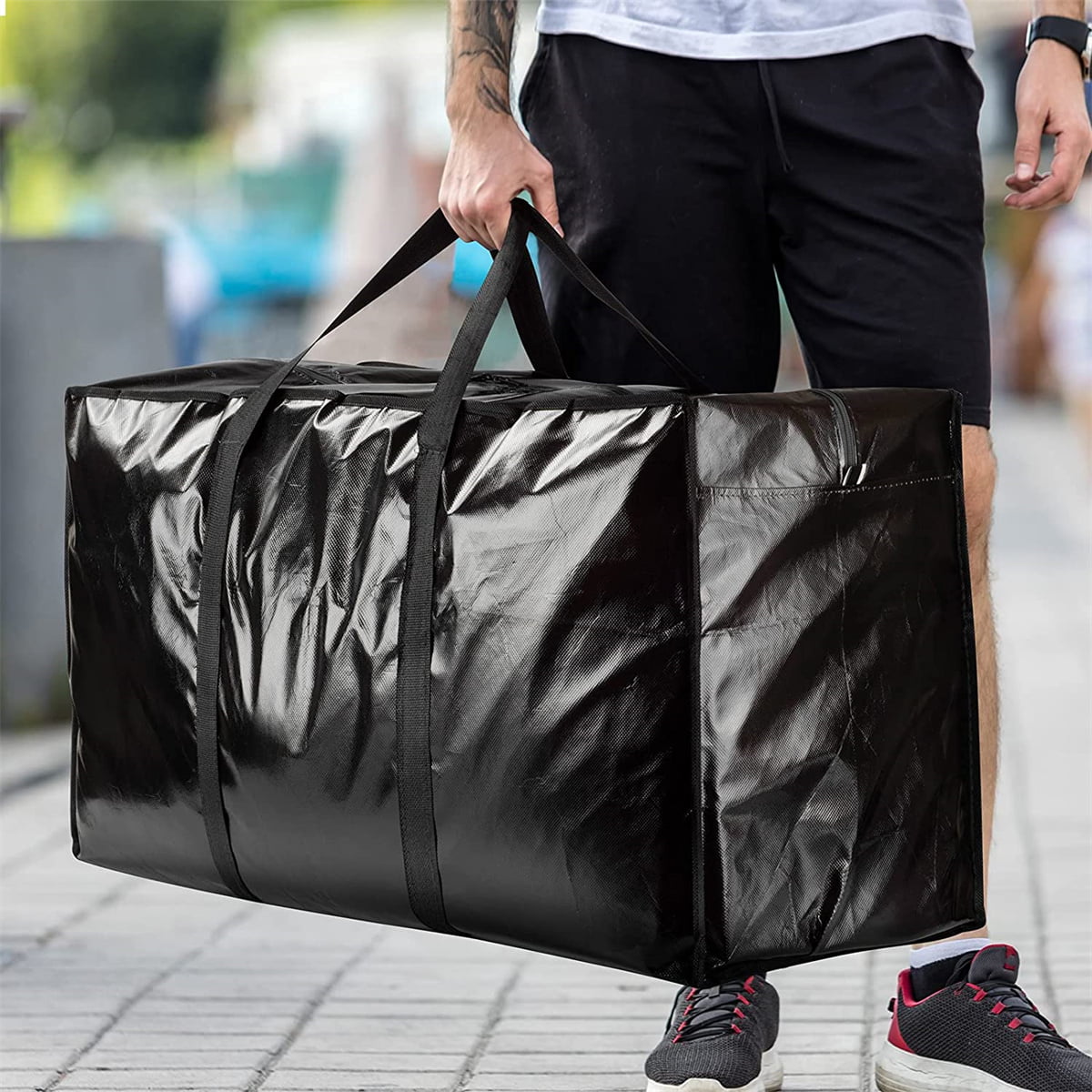 1pc Luggage Bag Moving House Tote Bag Oxford Cloth Packing Luggage Storage  Bag Large Capacity Clothes Quilt Sundries Storage And Organizer Bag With  Handle - Home & Kitchen - Temu