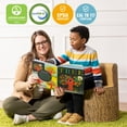 thumbnail image 6 of ECR4Kids SoftZone Tree Log Chair, Chocolate, 1, 6 of 9