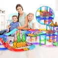 thumbnail image 3 of PicassoTiles Magnetic Racing Cars for Kids – 2PCS Vehicle Set for Magnetic Tile Race Track, STEM Construction Building Blocks Educational Toy, 3 of 10