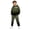 0##Army Green555, variant on Kiijoy Boys Hoodie Set Cozy Hooded Sweatshirt Jogger Sweatpants Outfits, Size 2-14
