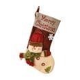thumbnail image 2 of Knit Christmas Stockings Large Plain Classic Yarn Xmas Stockings Gifts For Family Holiday Decorations Fireplace Hanging Stockings Xmas Season Party Decor, 2 of 6