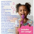 thumbnail image 4 of Move2Play Mini Karaoke Machine for Kids | includes 20+ Kids Songs | Connect with Bluetooth | Kids Toy | Birthday Gift for 3, 4, 5, 6, 7, 8+ Year Old Girls and Boys, 4 of 7