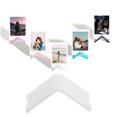 thumbnail image 4 of Picture Standing Holder, Compact V Shaped Photo Holder Acrylic Stable Decorative  For Dormitory White, 4 of 8