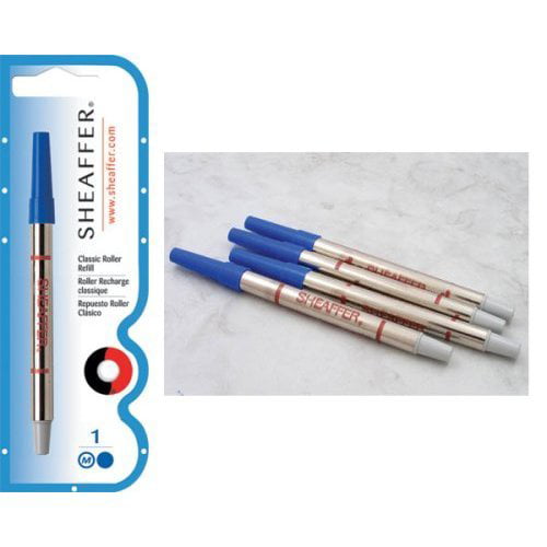 1 x Sheaffer® Blue Medium Slim ROLLER Ballpoint Pen Refill Roller BP 97525 