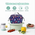 thumbnail image 4 of Maelstrom - Caja de almuerzo para niños, caja expandible para niños, bolsa aislante ligera y reutilizable para niños, niña, traje de escuela, picnic, 9L, di, 4 of 10