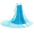 thumbnail image 2 of 11Pcs Luxury Princess Dress Costumes with Shining Long Cape Girls Birthday Party Blue, 2 of 9