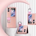 thumbnail image 4 of Caso Del Tirón PC Flip Case Durable con Ring Stand Cover para Smartphone Find N2 (Rosa) Tmvgtek Para estrenar, 4 of 6