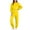 Yellow, variant on qolati Sweatsuits for Women 2 Piece Outfits Long Sleeve Pullover Sweatshirts and Jogging Sweatpants Casual Loose Tracksuit Y2k Clothes