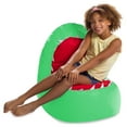 thumbnail image 4 of Posh Creations Bean Bag Chair, Soft Shark Lounger for Sitting, Reading,Kids, 2.5 ft,Green, 4 of 6