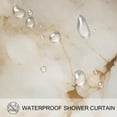thumbnail image 3 of Marble Waterproof Printed Shower Curtain Set with Hooks for Bathroom Decoration, 3 of 5