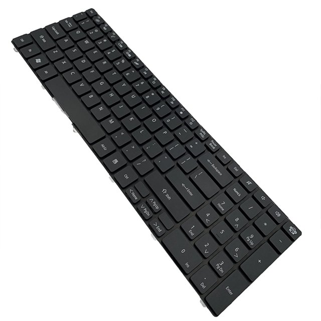 Injueey Teclado para ordenador portátil, profesional, eficiente, componente de ordenador, accesorios de entrada, PC, teclados en inglés de EE. UU., Juegos de teclado y mouse para computadora
