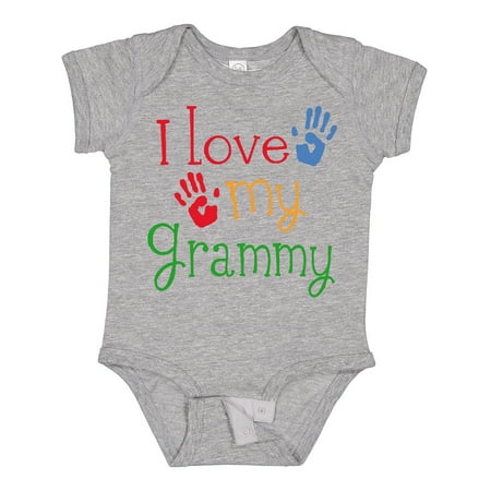 

Inktastic I Love My Grammy Gift Baby Boy or Baby Girl Bodysuit