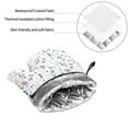 thumbnail image 6 of Fotbe Watercolor Wildflower for 4Pcs Oven Mitts and Pot Holders, 500℉ Heat Resistant Oven Mitts , Non-Slip Silicone Surface Safe for Baking, Cooking, BBQ, 6 of 6