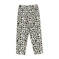 thumbnail image 4 of Balery Heart Leopard print Women's Pajama Pants,Ultra Lightweight Pjs,Lounge Pant-Small, 4 of 9