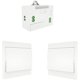 thumbnail image 1 of Interruptor inalámbrico Rf433, sin batería, control remoto de pared, interruptor de pared Feliz Sencillez, 1 of 5