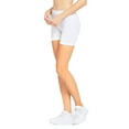 thumbnail image 1 of Gravity Threads Ladies Nylon 12" Leggings - White, 1 of 1