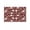 Snow DarkRed, variant on Black White Floral Sun Shade Sail 6.5'x10' Rectangle Outdoor Shade Canopy, Farmhouse Vintage Botanical Leaves Porch Shades Outdoor Sun Blocking Screen, Sunshade Cloth Covers for Patio/Deck/Garden
