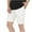 White, variant on Turilly Plus Size Shorts for Men Casual Pure Color Outdoors Pocket Beach Leather Trousers Trouser Cargo Shorts Pant