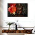 thumbnail image 3 of Elephant Stock Vintage Carved Buddha Wall Art - Horizontal Canvas Wall Art - Living Room Wall Decor - Religion And Spirituality Canvas - Brown And Orange Decor - 36" x 24", 3 of 8