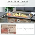 thumbnail image 7 of CHEERFUN Gas-Powered Fire Pit Table with Stone Design, Outdoor Propane Fire Table for Patio, 7 of 7