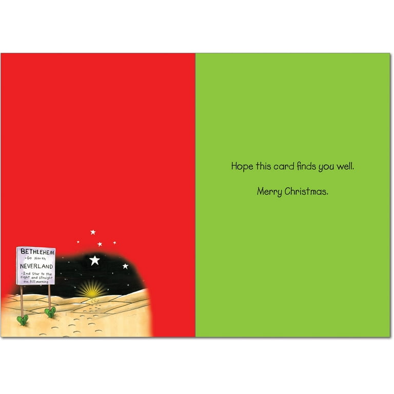 B1277 Neverland Three Wise Men' Box Set of 12 Humorous Merry