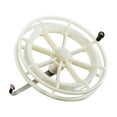thumbnail image 4 of Carrete de pesca, accesorios para caña de pescar, blanco, ligero, resistente, fácil de usar. Diámetro 16 cm, 4 of 9